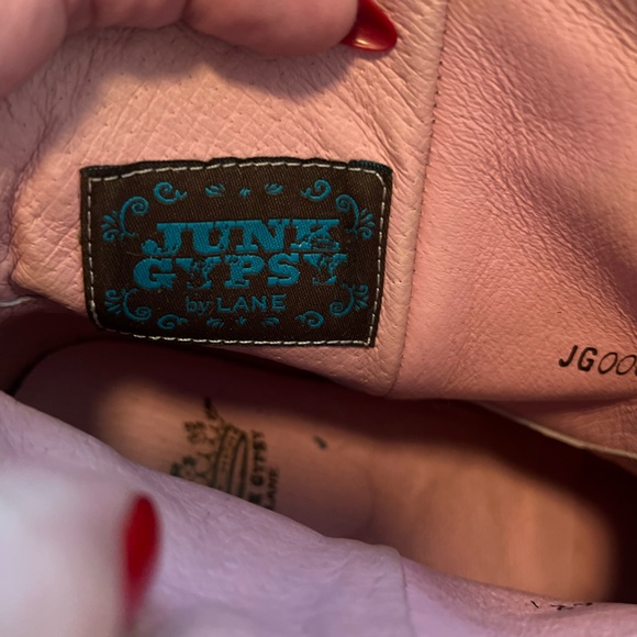 Turquoise Ankle Boots with Fringe and Western Stitching - Picture 6 of 7